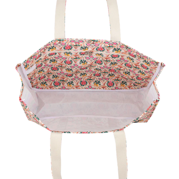 KOLLAB | Carryall Cargo Bag | Needlepoint Garden