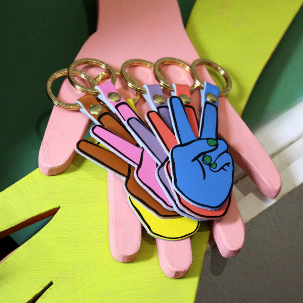 Peace Sign Key Fob | Ark Colour Design