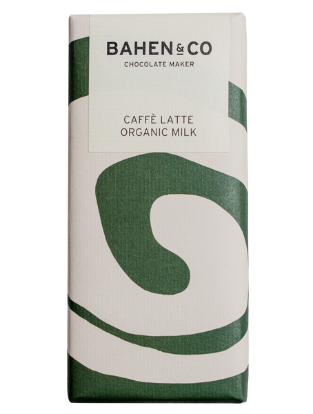 Caffe Latté Organic Milk Chocolate Bar | Bahen & Co