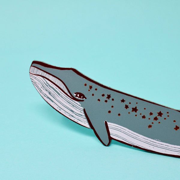 Whale 'Sail with Me' Bookmark | Ark Colour Design