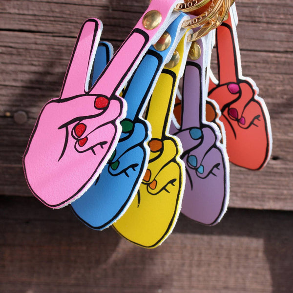 Peace Sign Key Fob | Ark Colour Design