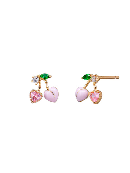 Pink Berry Studs Earring | Tiger Tree