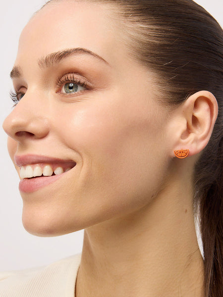 Orange Fruit Slice Earring | Tiger Tree