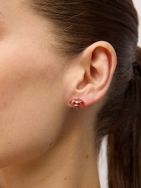 Red and Black Ladybird Studs | Tiger Tree