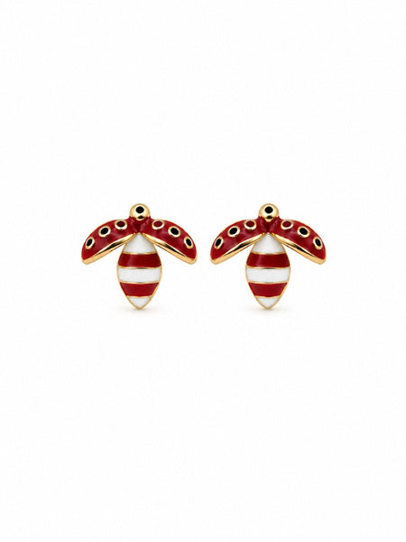 Red and Black Ladybird Studs | Tiger Tree