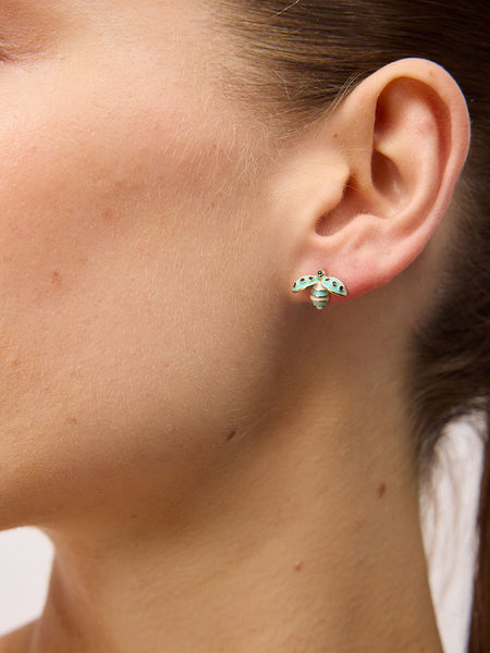Turquoise Ladybird studs | Tiger Tree