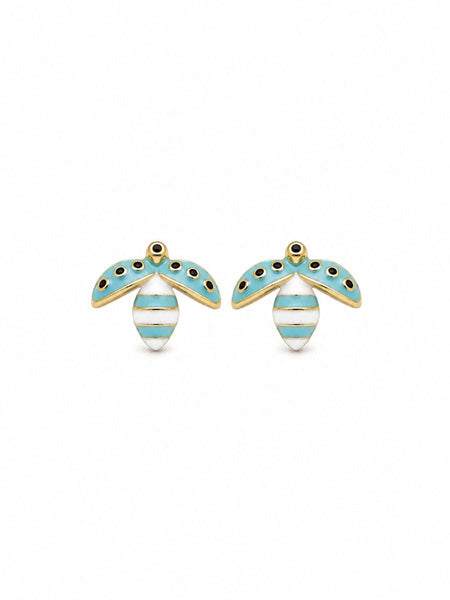 Turquoise Ladybird studs | Tiger Tree