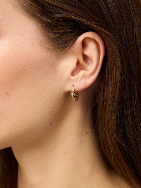 Gold Filigree Hoops | Tiger Tree