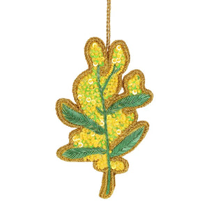 Golden Wattle Hanging Tree Decoration | Vixen & Velvet