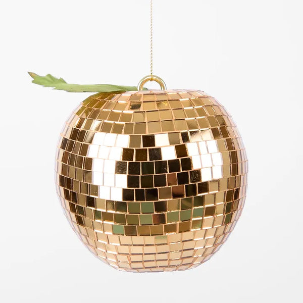 Disco Apple Decoration Large Gold | Florabelle