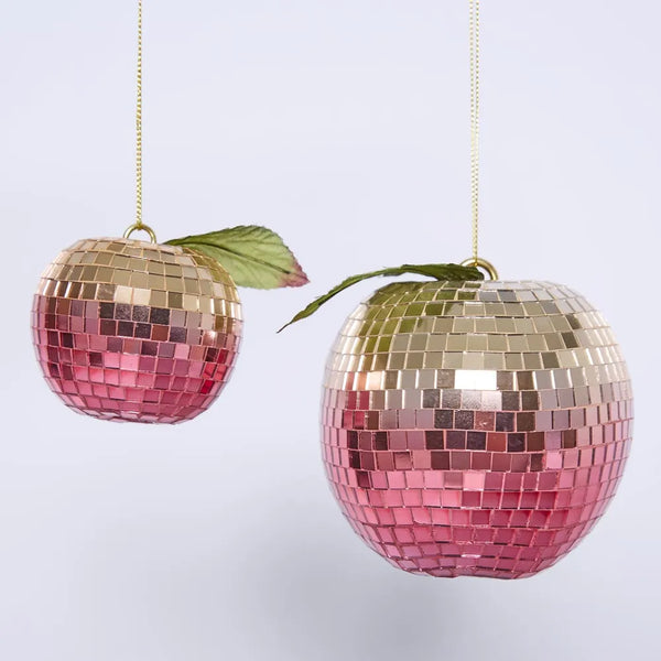 Disco Apple Decoration Small Fuchsia | Florabelle