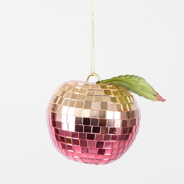 Disco Apple Decoration Small Fuchsia | Florabelle