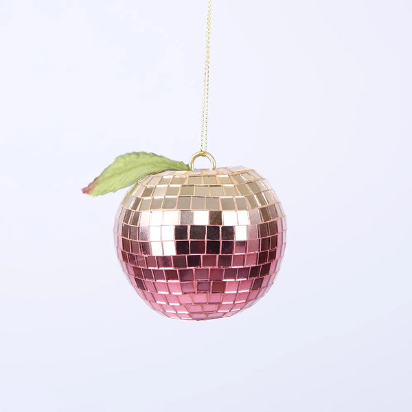 Disco Apple Decoration Small Fuchsia | Florabelle