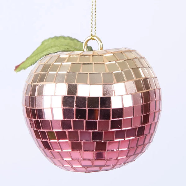 Disco Apple Decoration Small Fuchsia | Florabelle