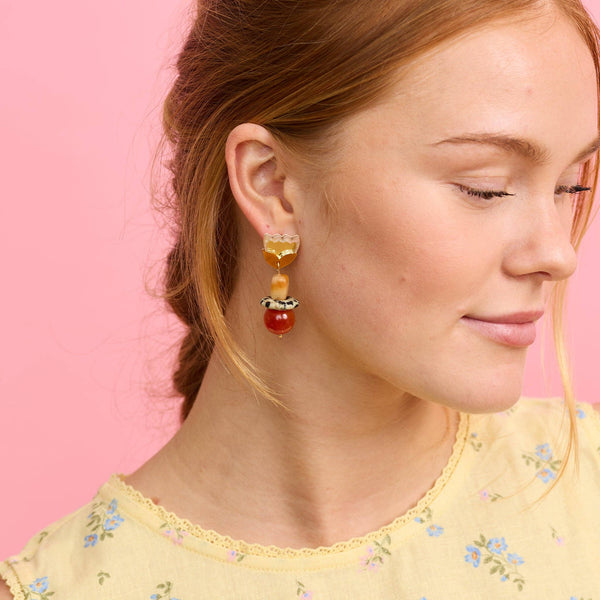 Clio Earrings - gold/gold | Martha Jean