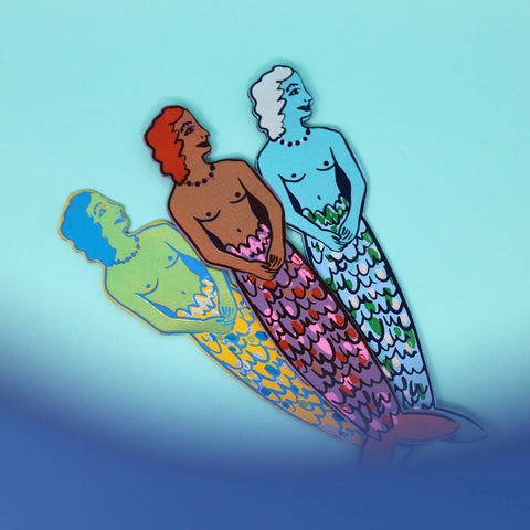 Mer-Woman Bookmark | Ark Colour Design