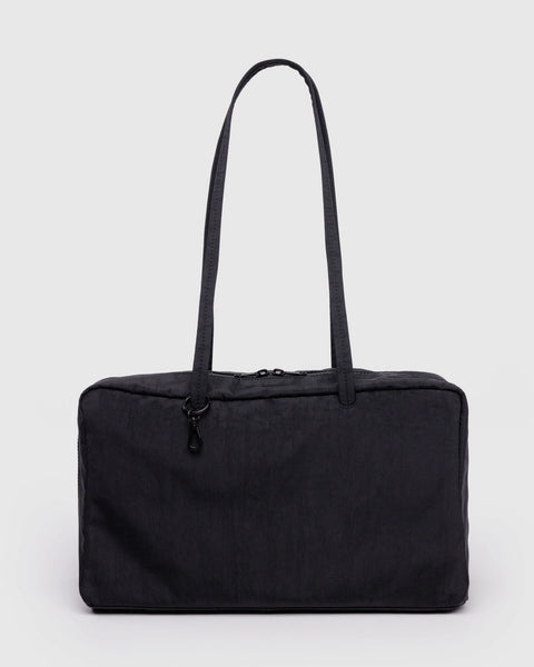 Baggu | Medium Nylon Bowler Bag | Charcoal Ditsy Floral