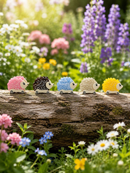 Set of 5 Mini Hedgehog Hair Clip | Tiger Tree