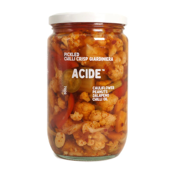 Pickled Chilli Crisp Giardiniera 700G | Acide