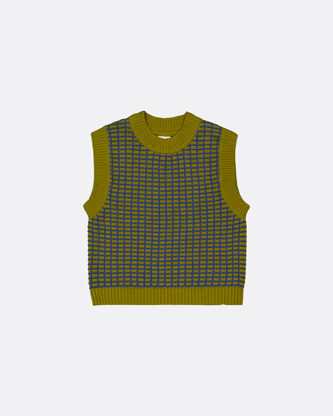 Grid Vest - Field | Kowtow