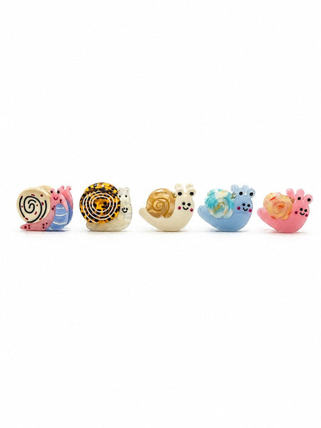 Set of 5 Mini Snail Hair Clips | Tiger Tree