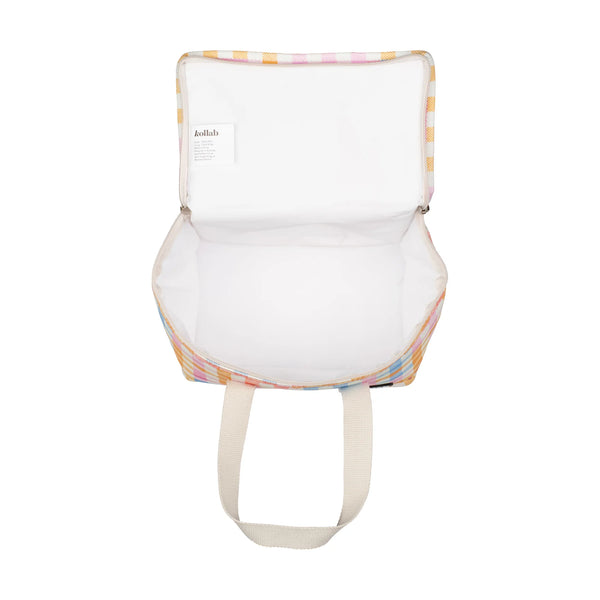 KOLLAB Holiday Lunch Bag | Rainbow Check