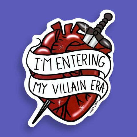 I'm Entering My Villain Era Sticker | Jubly Umph