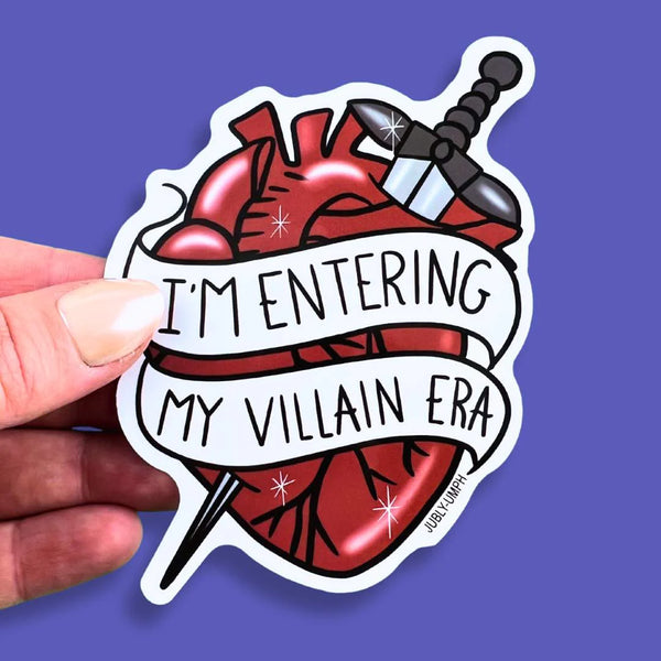 I'm Entering My Villain Era Sticker | Jubly Umph