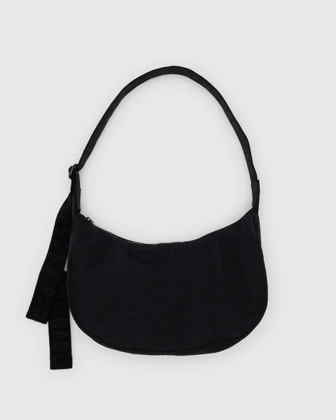 Baggu | Medium Nylon Crescent Bag | Black