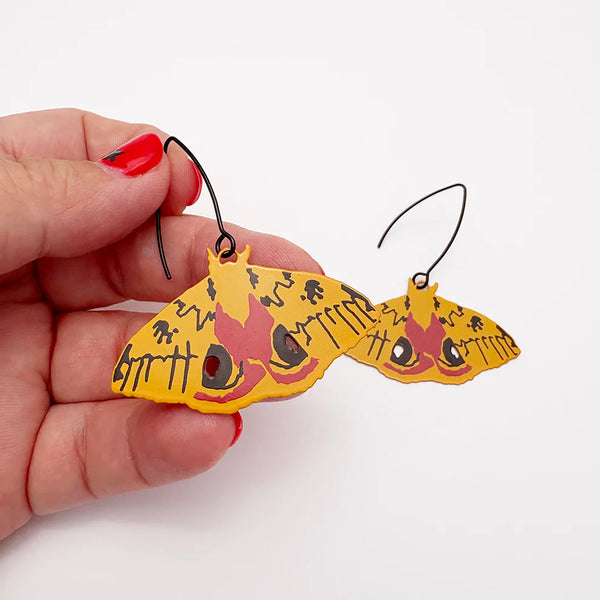 Midi Moth earrings in IO Moth | Denzandco