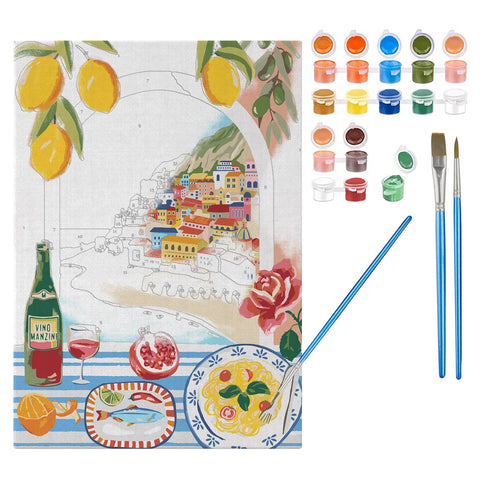 Paint By Number Kit Italian Summer Window | La La Land