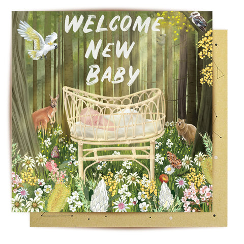 Cane Cot Greeting Card | La La Land