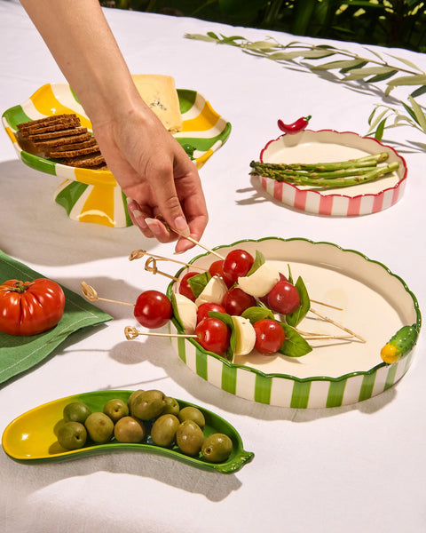 Seaview Stoneware Dill Small Dish | La La Land