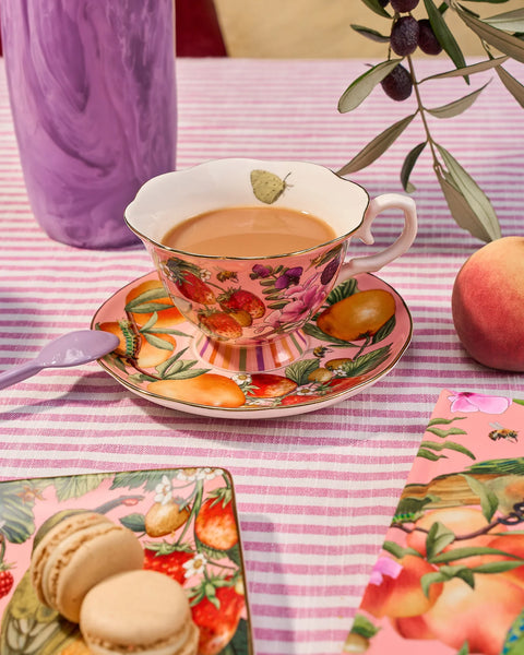 Tea Cup & Saucer Bountiful Harvest | La La Land