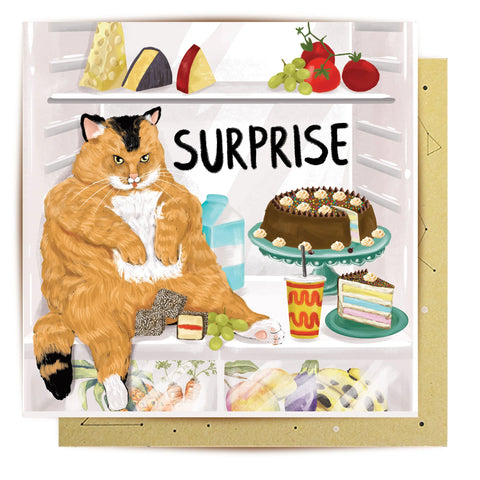 Fridge Surprise Greeting Card | La La Land