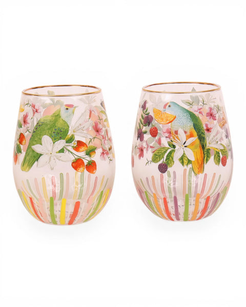 Glass Tumbler Large (Set of 2 glasses) Bountiful Harvest | La la land
