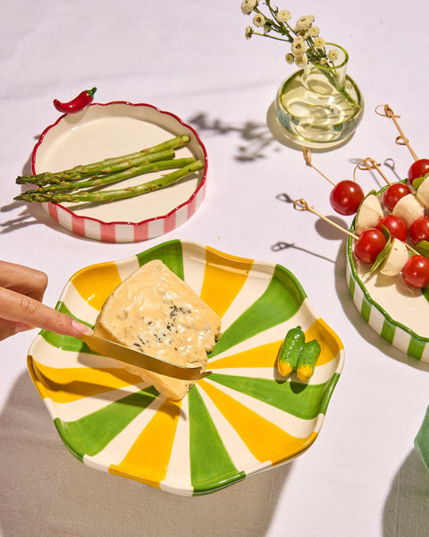 Seaview Stoneware Dill Platter | La La Land