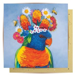 Floral Rainbow Lorikeet | La La Land