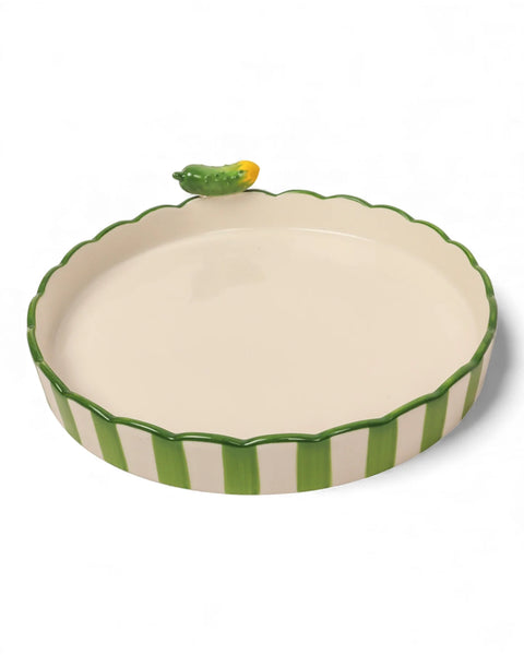 Seaview Stoneware Dill Small Dish | La La Land