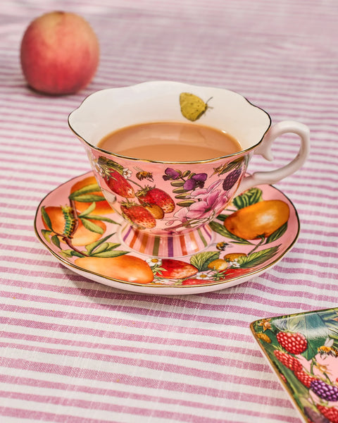 Tea Cup & Saucer Bountiful Harvest | La La Land