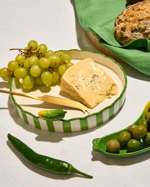 Seaview Stoneware Dill Small Dish | La La Land