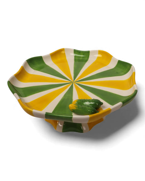 Seaview Stoneware Dill Platter | La La Land