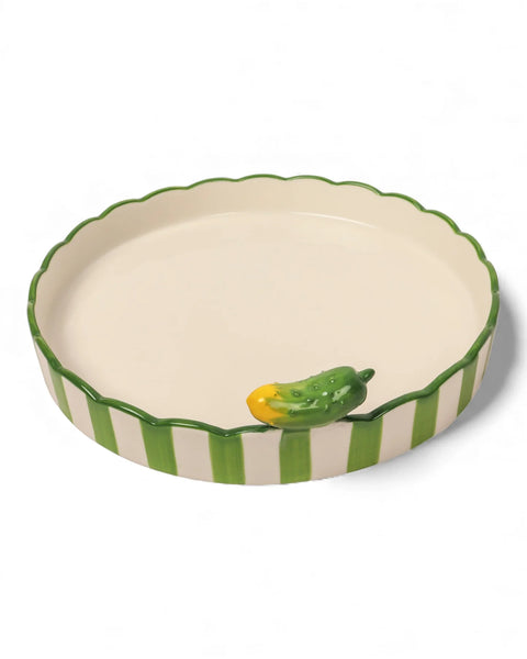 Seaview Stoneware Dill Small Dish | La La Land