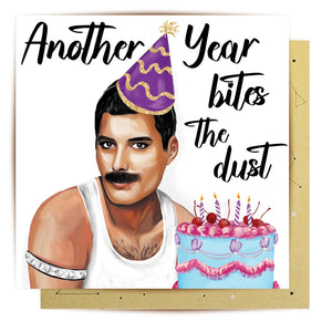 Another Year Bites The Dust Greeting Card | La La Land