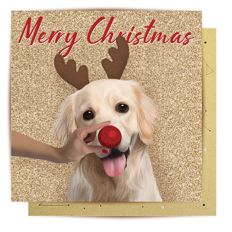Greeting Card Golden Christmas | La La Land