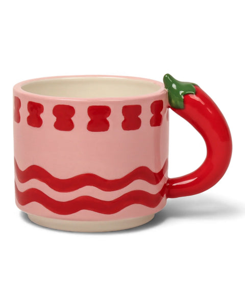 Seaview Stoneware Hot Chilli Mug | La La Land