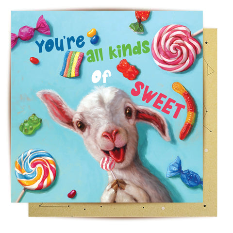Kid In A Candy Store Greeting Card | La La Land