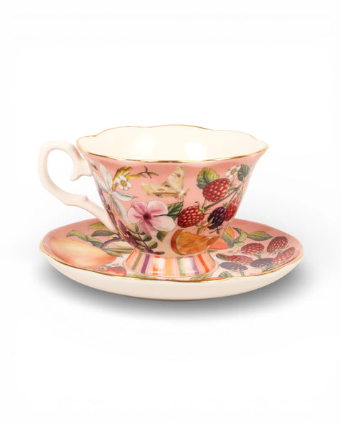 Tea Cup & Saucer Bountiful Harvest | La La Land