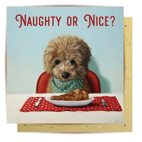 Greeting Card Naughty Or Nice | La La Land