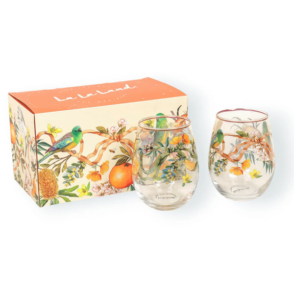 Glass Tumbler Large (Set of 2 glasses) Golden Hour | La la land